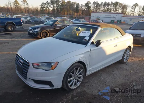 2015 Audi A3 2.0T Premium z USA, uszkodzony, nr VIN WAU7FLFF2F1060212